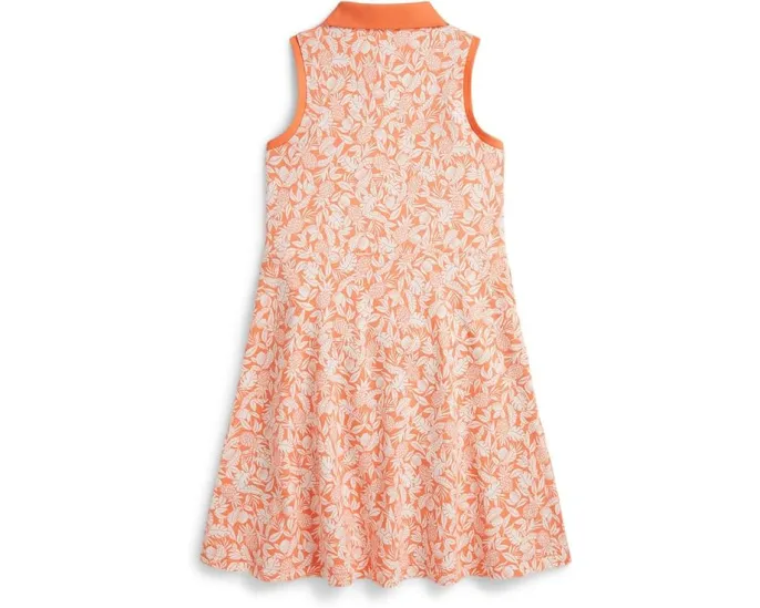 Платье-поло для девочки школьного возраста с ананасовым принтом Polo Ralph Lauren Kids