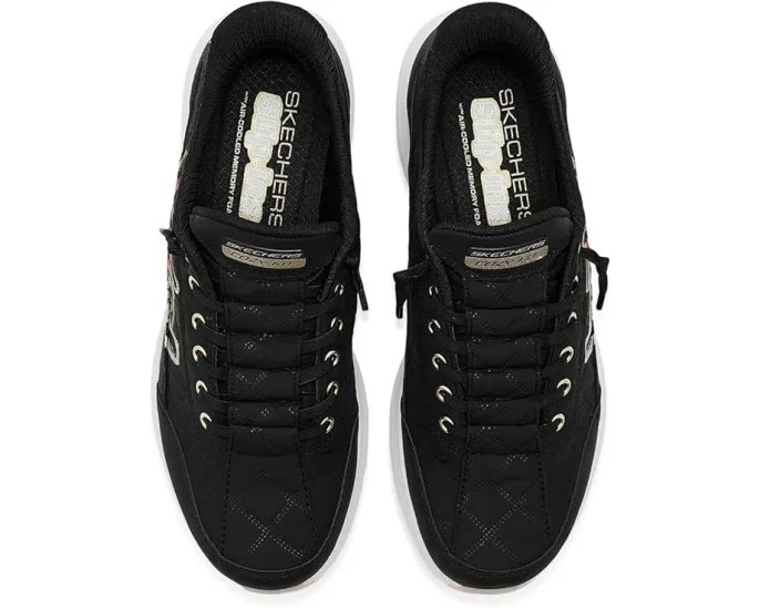 Кроссовки Skechers Contour Foam Cozy Fit Golden Embrace Hands Free Slip-ins с забавным дизайном
