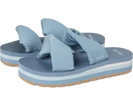 Сандалии Sanuk Yoga Twist-n-slide с платформой и стегаными ремнями на удобной стельке из пеноматериала