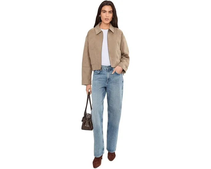 Куртка-бомбер Levi's из искусственной замши с отложным воротником