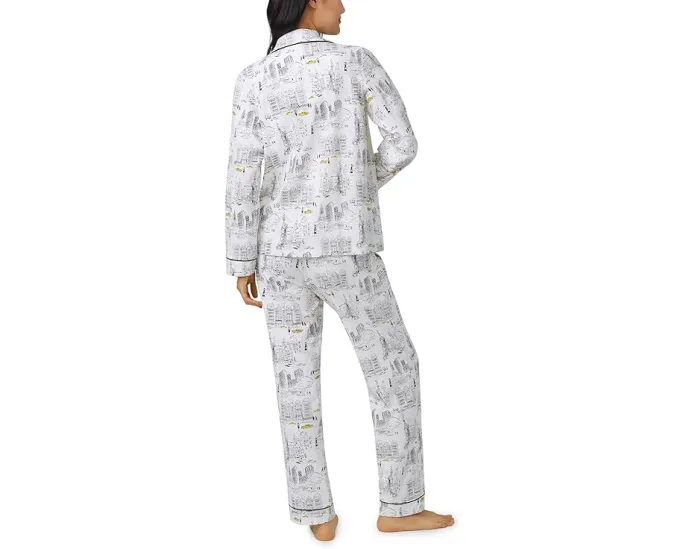 Пижамный комплект Bedhead PJs из органического хлопка с длинными рукавами