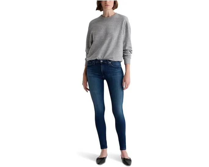 AG Jeans Джинсы Farrah Mid Rise Skinny с облегающим силуэтом и средней посадкой