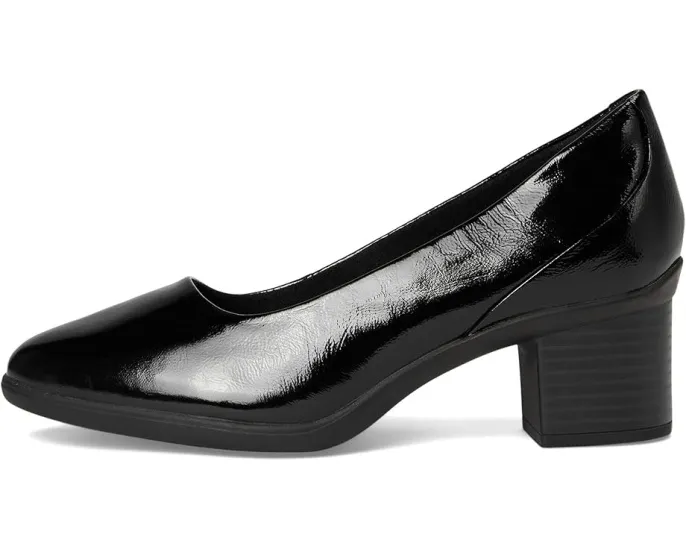 Туфли-лодочки Clarks Shaya Poppy с квадратным каблуком и миндальным носком