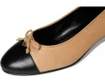 Туфли лодочки Tory Burch 45 мм Cap Toe с бантом и блочным каблуком