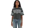 Укороченная футболка NFL Las Vegas Raiders с блестками Junk Food Clothing