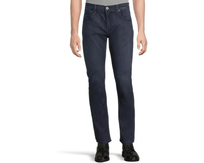 Джинсы Paige Federal Transcend Slim Straight Fit в оттенке Franjo с премиум стрейчем