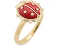 Кольцо-лента Kendra Scott Lady Bug с фигуркой божьей коровки