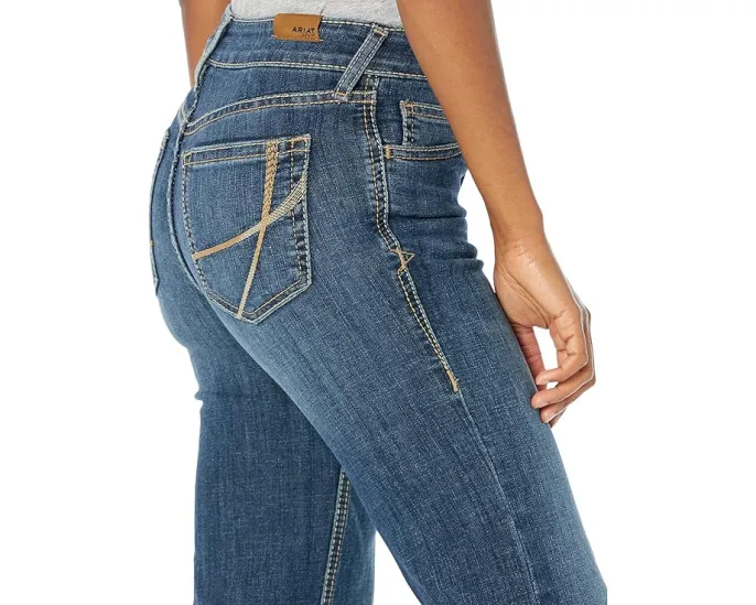 Широкие брюки-джинсы Ariat Trouser Perfect Rise Maggie с завышенной талией