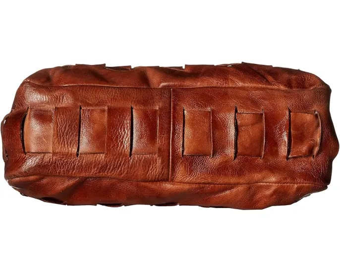 Сумка кроссбоди Bed Stu Orchid из зерненой кожи с регулируемым ремнем