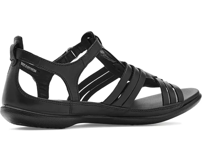 Гладиаторские сандалии ECCO Flash Huarache из мягкой кожи с регулируемой лямкой на щиколотке