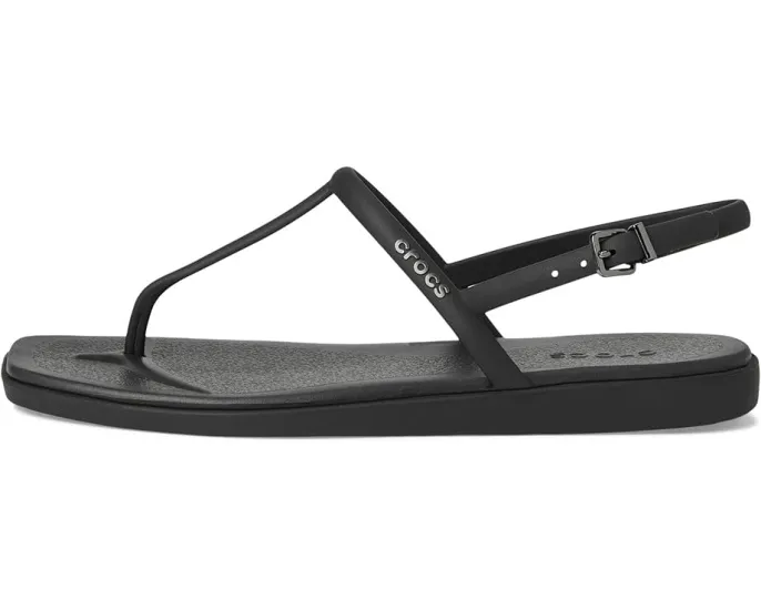 Шлепанцы Crocs Miami Thong Sandal с квадратным носком и гибким верхом