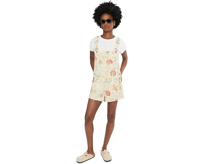 Комбинезон Ziggy Printed с цветочным принтом и регулируемыми лямками Free People