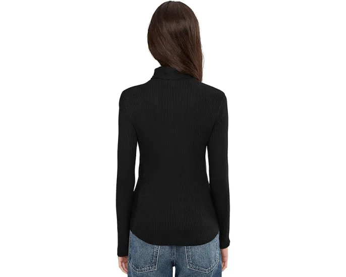Водолазка Madewell Coverstitch с драпировкой из вискозного рубчика