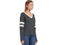 Футболка Faherty Sunwashed Slub V-neck с v-образным вырезом