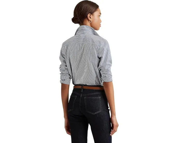 Рубашка Lauren Ralph Lauren с длинным рукавом и полоской