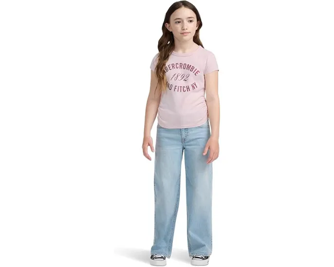 Футболка ANF 1892 Ruched Tee со сборками от abercrombie kids