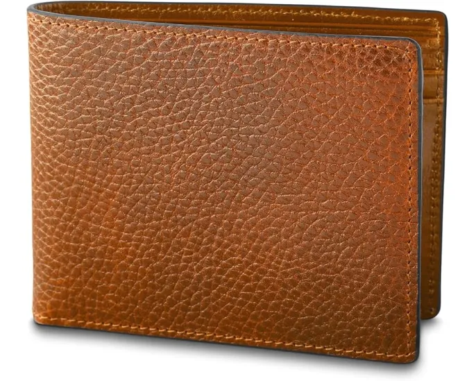 Bosca Roma Italia кожаный кошелек-бифолд с окошком для удостоверения
