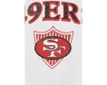 Футболка с длинным рукавом NFL San Francisco 49ers с полосатым кокеткой Junk Food Clothing Kids
