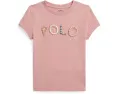 Футболка с логотипом в горошек от Polo Ralph Lauren для малышей