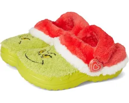 Утепленные кроксы The Grinch Classic Lined Clog для детей с искусственным мехом
