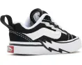Детские кеды Vans Knu Skool Elastic Lace Bolt черные