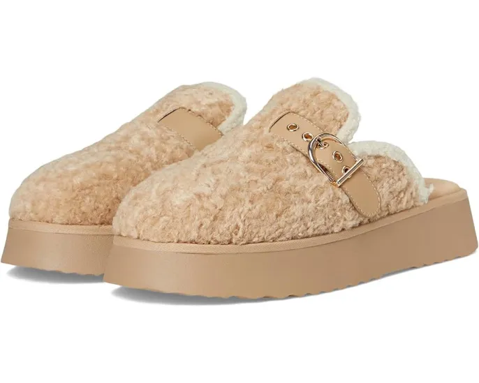 Мюли Sugary-S на платформе из искусственного меха с пряжкой от MIA