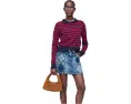 Мини-сумка Marc Jacobs из замши с магнитной застежкой