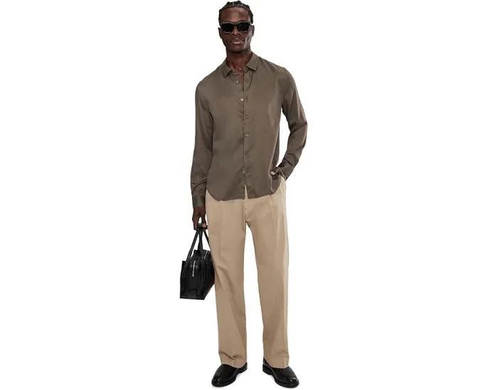 Рубашка John Varvatos Ross из модала с расстегивающимися манжетами