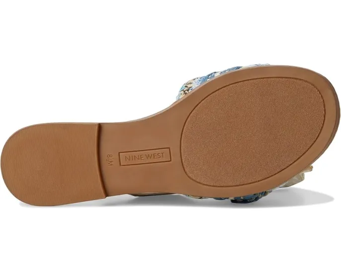Сандалии Nine West Poland с плетеным дизайном на плоской подошве