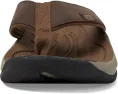 Сланцы KEEN Kona Flip TG из водоотталкивающей кожи с формованной стелькой