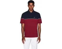 Поло Armani Exchange с цветными блоками и логотипом Script