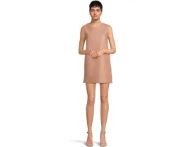 Норма Камали мини платье без рукавов с круглым вырезом