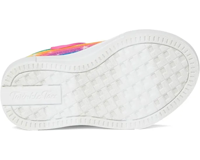 Детские кроссовки SKECHERS KIDS Twinkle Sparks 314829N с подсветкой и липучкой