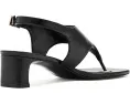 Сандалии Stuart Weitzman Baby Babette Thong на каблуке черные