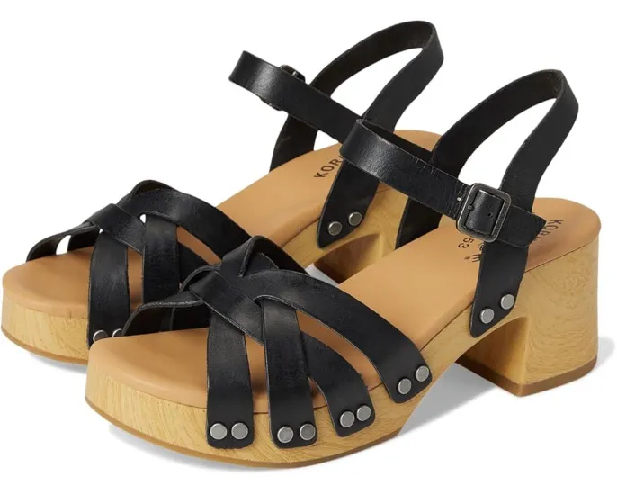 Босоножки Kork-Ease Ester с ремешками и квадратным каблуком