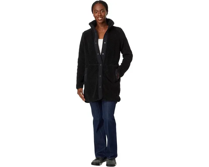 L.L.Bean Куртка Sherpa с высоким воротником и застежкой на кнопках