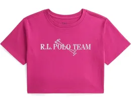 Объемная футболка Polo Team из хлопкового джерси для малышей и младших детей Polo Ralph Lauren