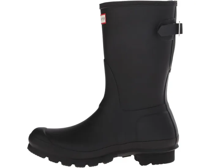 Резиновые сапоги Hunter Original Short Back Adjustable с регулируемым ремешком и водонепроницаемой конструкцией