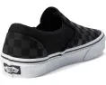 Классические слипоны Vans в клетку с текстильной стелькой и резиновой подошвой