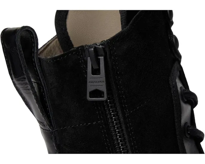 Ботинки AllSaints Alexia с круглым носком и шнуровкой на массивной подошве