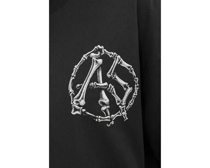 Футболка AllSaints Anatomica Short Sleeve Crew с графическим принтом