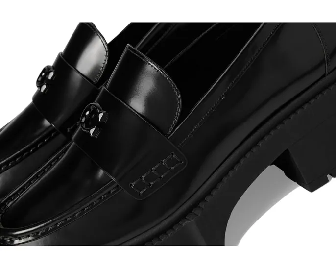 Лоферы Leah на платформе от COACH из гладкой кожи с амортизирующей стелькой