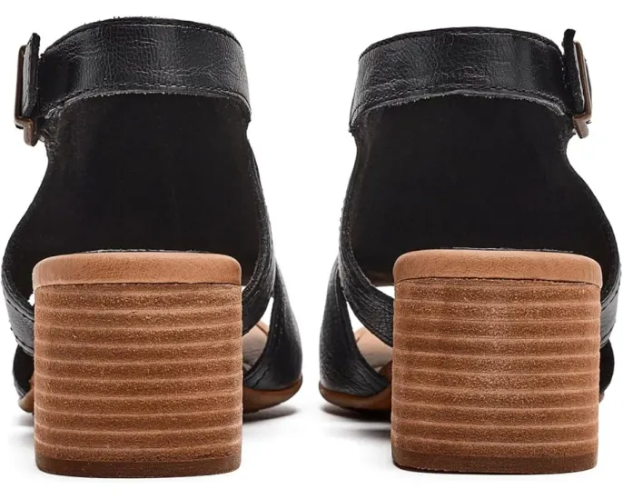 Сандалии Born Swinton с каблуком из натурального дерева