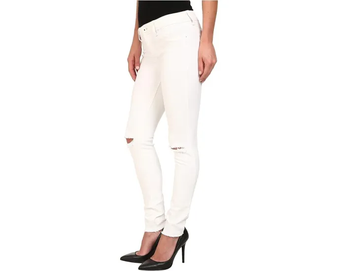 Джинсы DL1961 Emma Skinny с потертостями в стиле Dove White