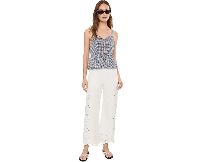 Joe's Jeans джинсы Mia Ankle с вышивкой Ecru Floral