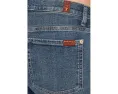 Джинсы 7 For All Mankind Cropped Dojo с широкими укороченными штанинами