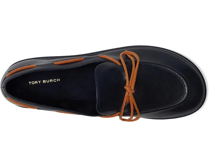 Tory Burch The Boaty классические туфли на шнуровке из кожи