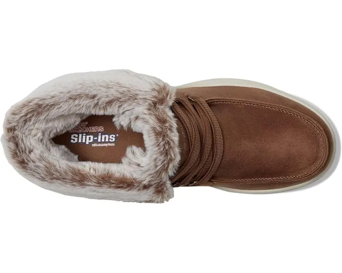 BOBS from SKECHERS ботинки Hands Free Slip-ins с искусственным мехом и памятью формы