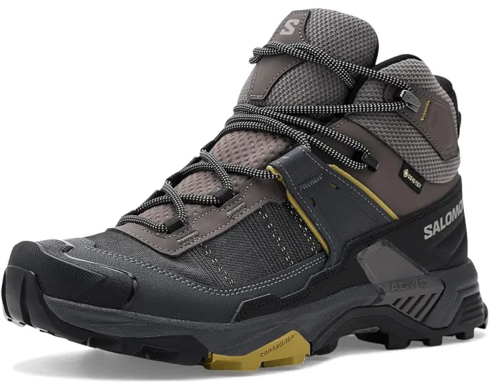 Трекинговые ботинки Salomon X Ultra 5 Mid с мембраной GORE-TEX® и подошвой Contagrip®