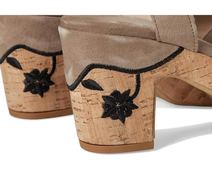 Eric Michael туфли Bella с цветочным декором на квадратном каблуке